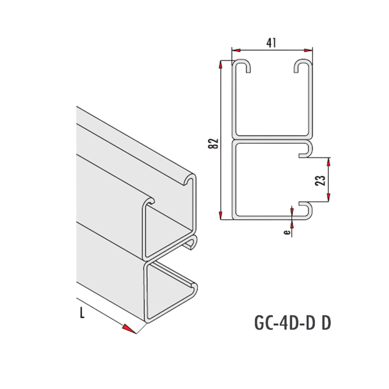 Gersan | 41x82x2.5 C Profile
