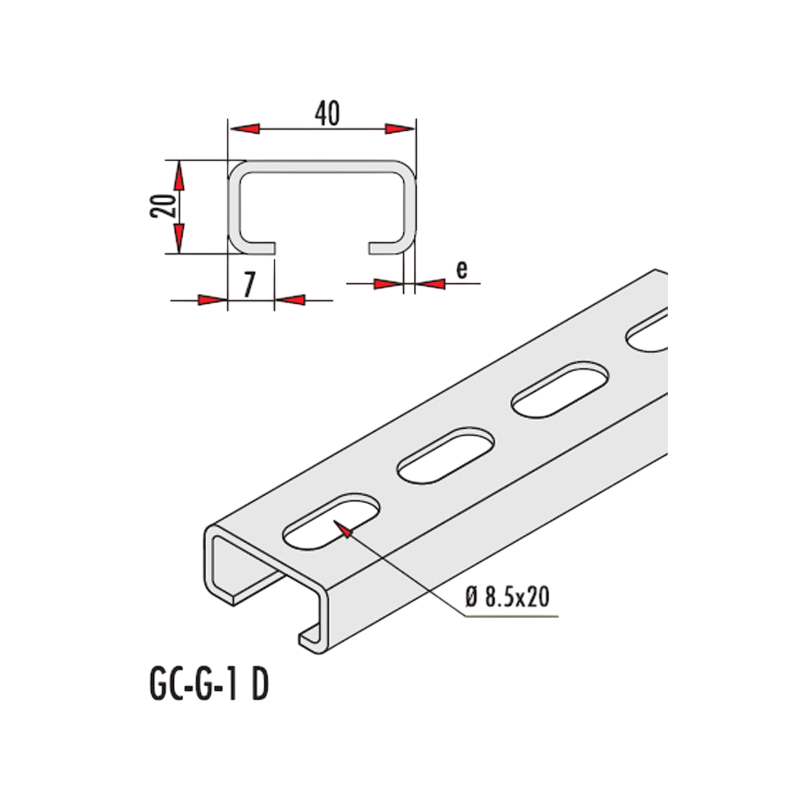 Gersan | 40×20 C Profil
