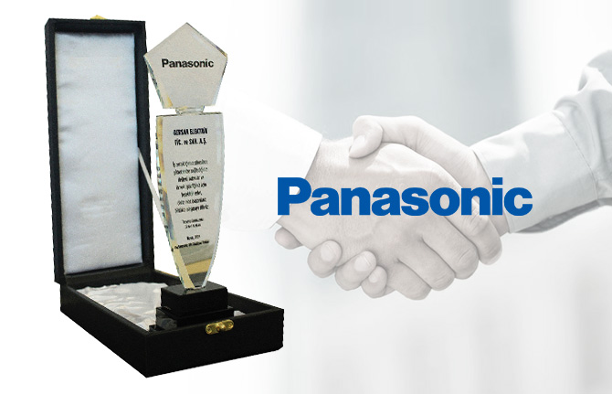Gersan | In regards to the collaboration with Panasonic, Gersan received a plaque