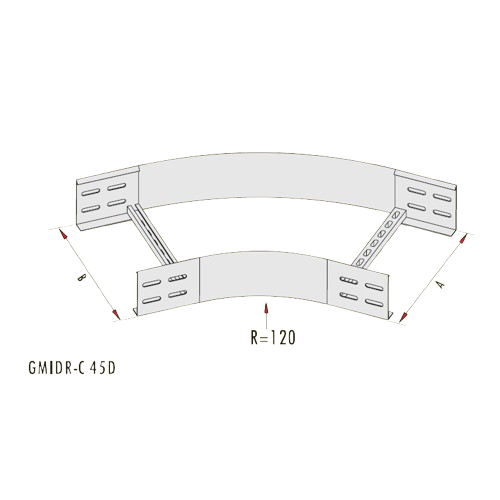 Gersan | 135° Dönüş Elemanı (h=100mm)
