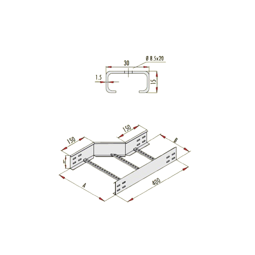 Gersan | GMI Ladder Middle Reducer H:100