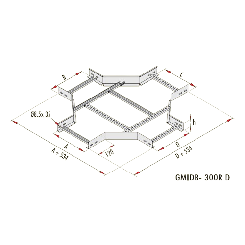 Gersan | Crossing Element Cover Radius 300