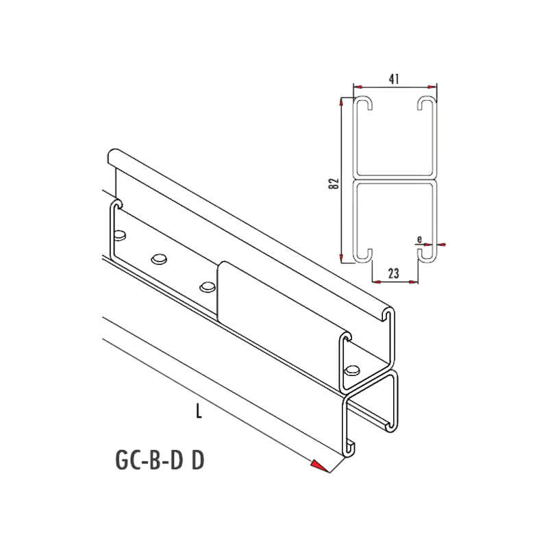 Gersan | 41x82x2 C Profile
