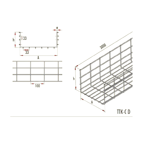 Gersan | Tel Kablo Kanalı (h=120 mm)